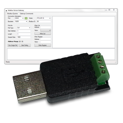 Serial MODBUS Gateway - USB Programmer and Software